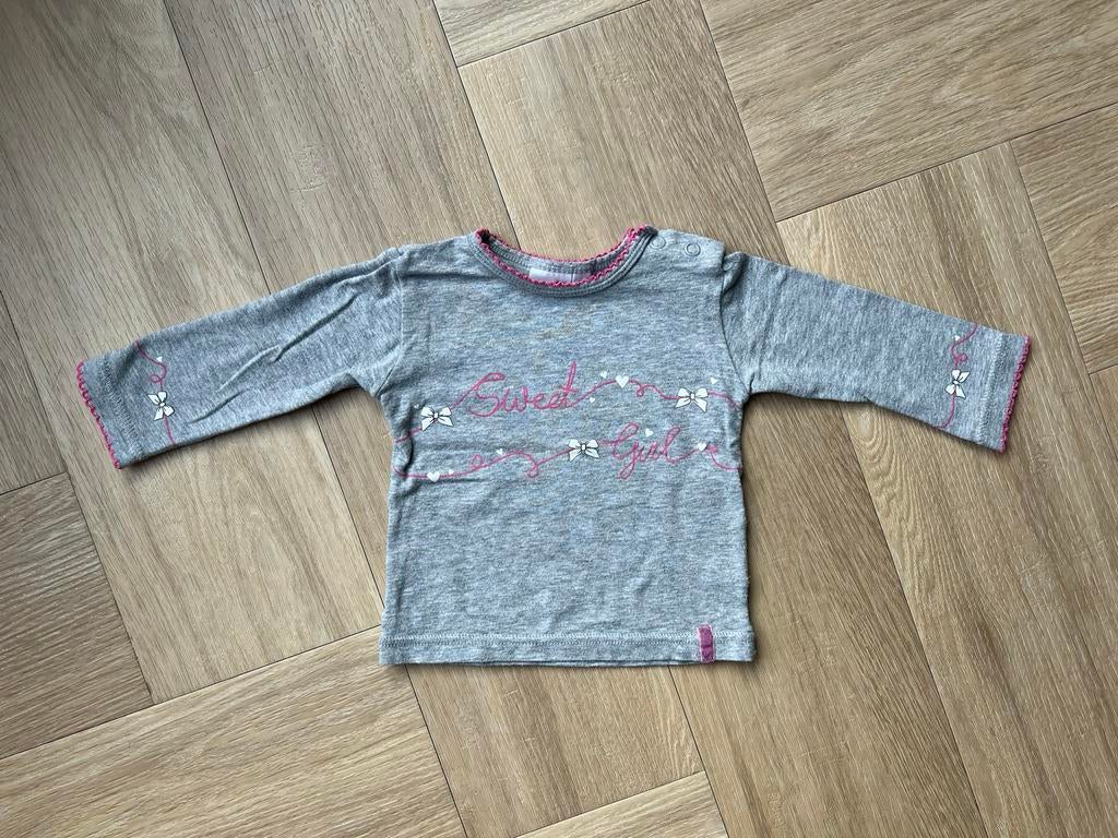 Longsleeve, Prenatal, grijs, maat 62, Kinderen en Baby's, Babykleding | Maat 62, Meisje, Ophalen of Verzenden, Zo goed als nieuw