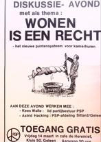 Poster Woonrecht, Ophalen, Gebruikt, A1 t/m A3