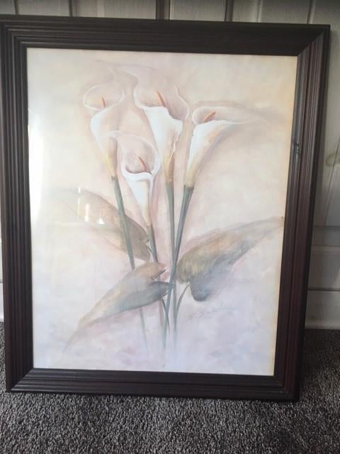 Prent 'calla', 58 cm, Meerkleurig, Papier/karton, Ophalen of Verzenden