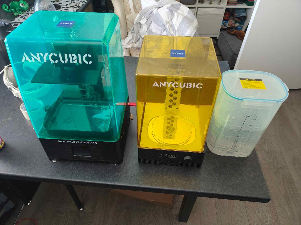 resin printer AnyCubic photon m3 + Wash/curingstation, Ophalen, AnyCubic, Resin/Hars, Zo goed als nieuw