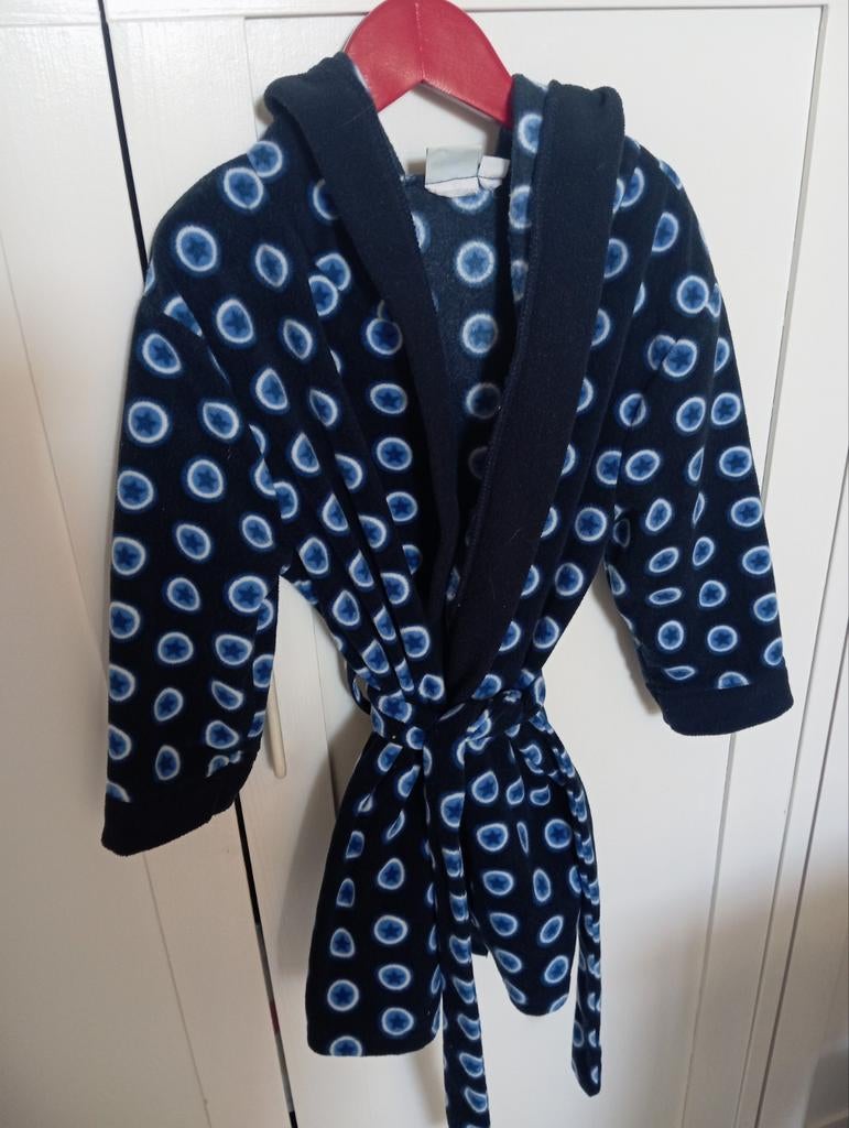 Wibra badjas blauw | maat 104/110, Overige typen, Ophalen of Verzenden, Zo goed als nieuw, Jongen