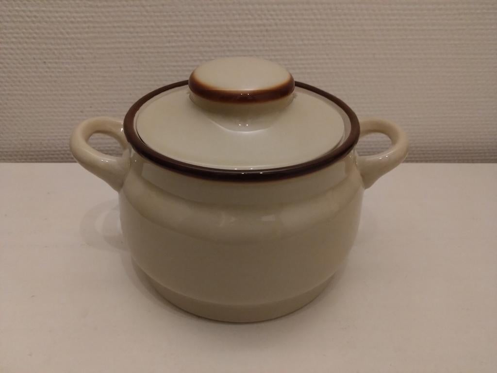 Vintage suikerpot met deksel, Antiek en Kunst, Antiek | Keramiek en Aardewerk, Ophalen of Verzenden