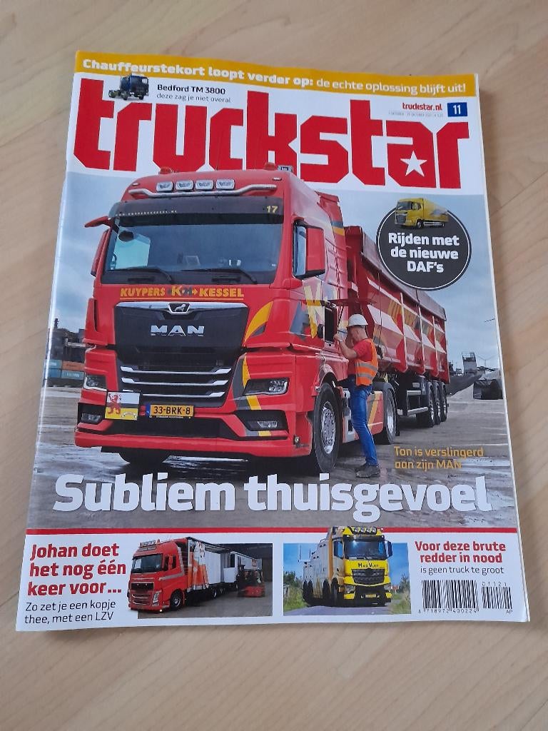 DIVERSE TIJDSCHRIFTEN TRUCKSTAR 2021 Nr 11 tm 13 en special, Boeken, Ophalen of Verzenden, Zo goed als nieuw, Overige typen