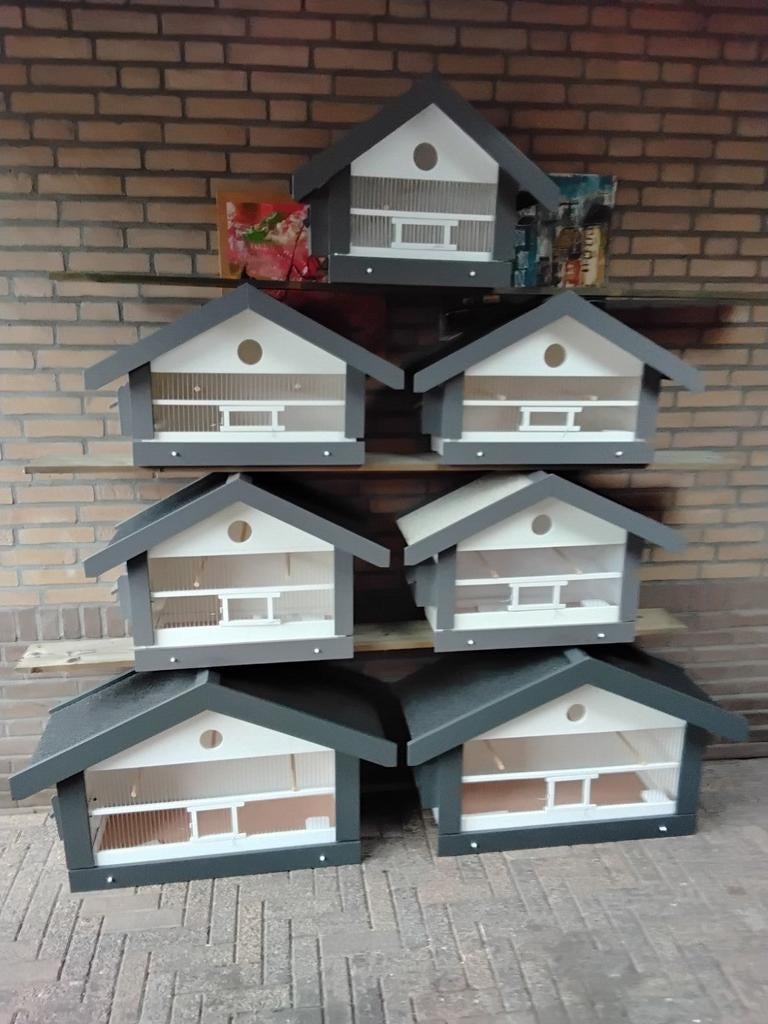 Nieuwe vogel kooien zangkooien antraciet kleur, Dieren en Toebehoren, Vogels | Hokken en Kooien, Ophalen, Nieuw