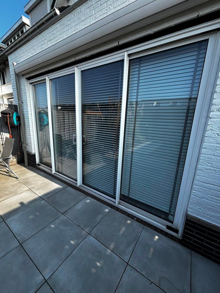 [400x250] 4-delige aluminium schuifpui met HR++ isolatieglas, Doe-het-zelf en Verbouw, Kozijnen en Schuifpuien, Ophalen, Gebruikt