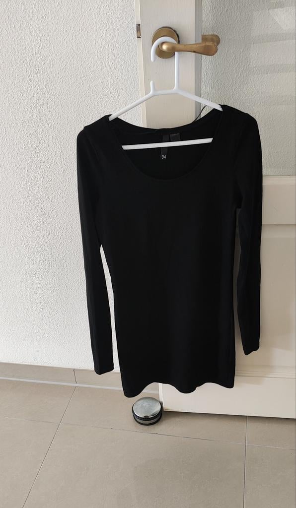Zwarte strak jurk maat 34 van H&M, Kleding | Dames, Jurken, H&M, Zwart, Ophalen of Verzenden, Zo goed als nieuw