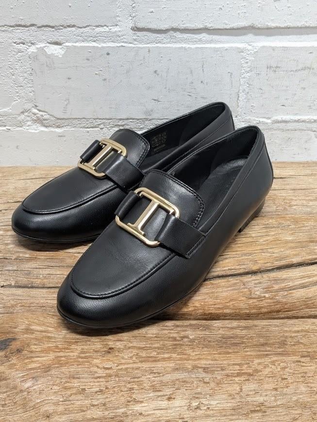 Toral - Prachtige leren loafers maat 37 - Nieuw €180, Kleding | Dames, Schoenen, Zwart, Nieuw, Ophalen of Verzenden, Toral