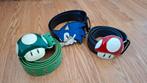 Sonic & Super Mario Bros. Riemen, 3 tot 5 cm, Zwart, 90 tot 100 cm, Heupriem