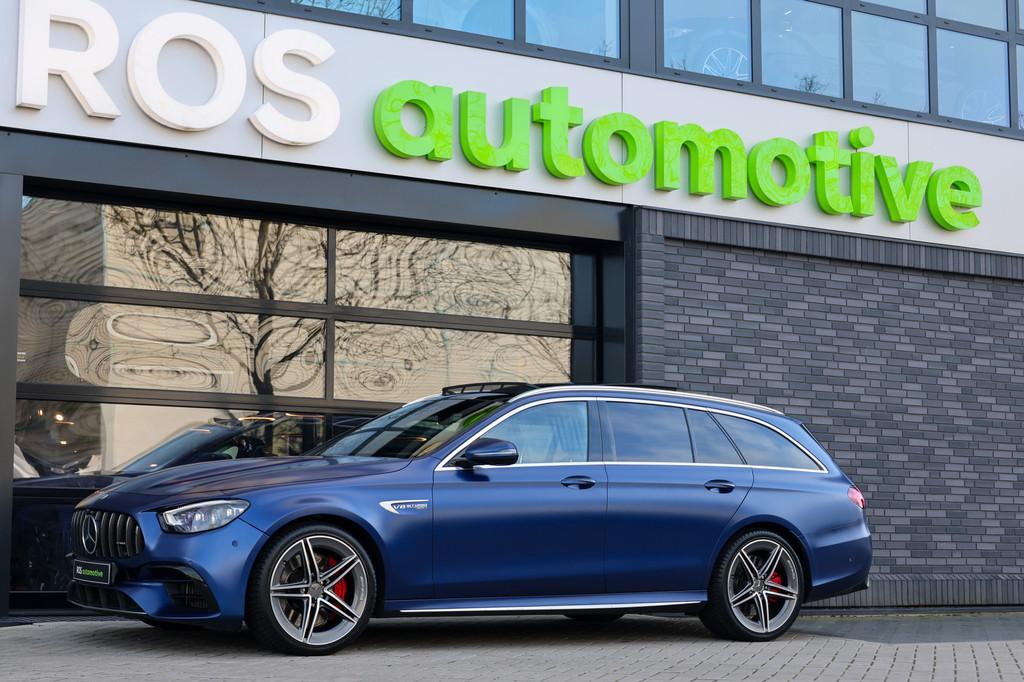 Mercedes-Benz E-Klasse Estate AMG 63 S 4MATIC+ | FACELIFT |, Auto's, Automaat, Gebruikt, 8 cilinders, Blauw