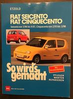 FIAT Seicento & Cinquecento, Auto diversen, Handleidingen en Instructieboekjes, Ophalen of Verzenden