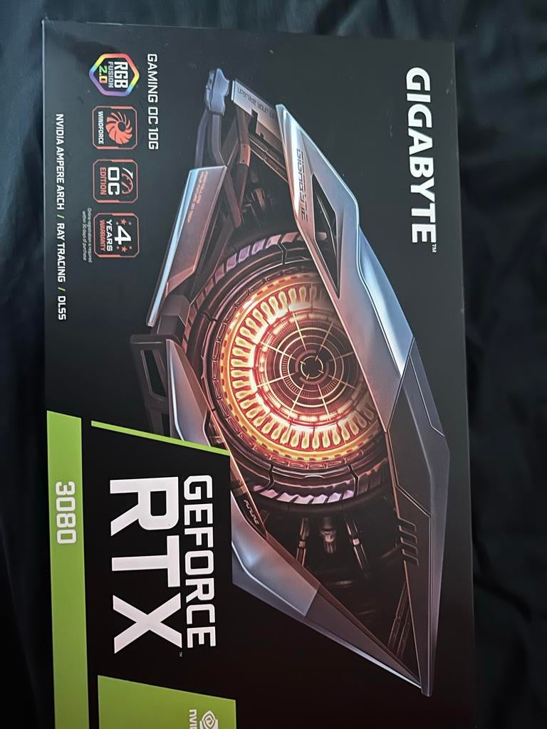 Gigabyte RTX 3080 Gaming OC 10GB, Computers en Software, Videokaarten, GDDR6, PCI-Express 4, Ophalen of Verzenden, Zo goed als nieuw