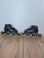 Double FF A3 Race skeelers maat 38, Sport en Fitness, Skeelers, Ophalen of Verzenden, Zo goed als nieuw, Inline skates 4 wielen