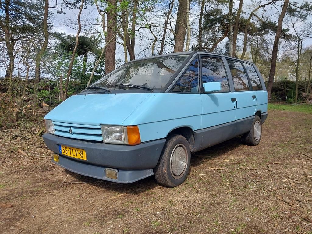 1986 Renault Espace 2.0L 7 persoons izgst bel.vrij apk 2027, Auto's, Voorwielaandrijving, Lederen bekleding, 1995 cc, 95 pk