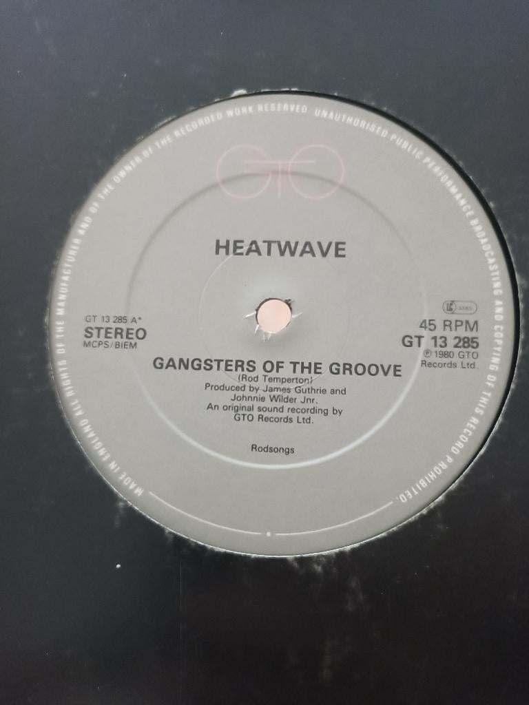 12'' Heatwave - Gangsters of the groove, Ophalen of Verzenden, Gebruikt, 12 inch