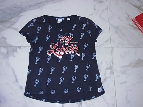 164 NIK & NIK lobster / kreeft shirt, Ophalen of Verzenden, Zo goed als nieuw, Meisje, Shirt of Longsleeve