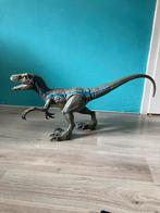 Mattel jurrassic world kolossale blue velociraptor speelgoed, Ophalen, Zo goed als nieuw, Jongen of Meisje