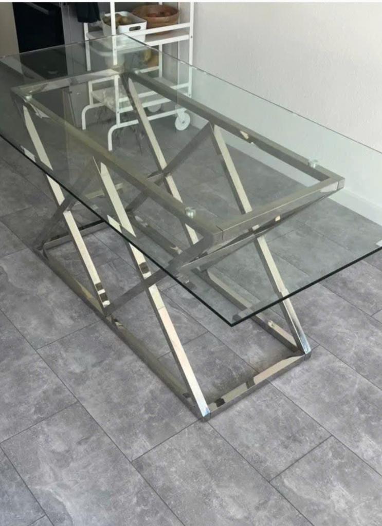 Eettafel eric kuster, Ophalen, Vierkant, 50 tot 100 cm, Zo goed als nieuw