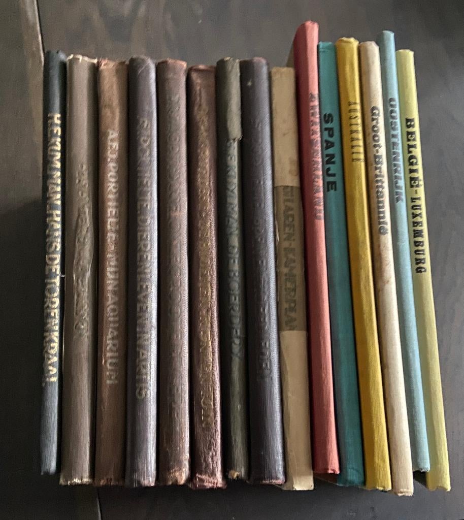 15 Verkade-Douwe Egberts albums, Boeken, Prentenboeken en Plaatjesalbums, Ophalen of Verzenden, Gelezen, Plaatjesalbum