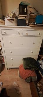 Ikea Hemnes ladekast wit - met lichte gebruikerssporen, Ophalen, Gebruikt, 5 laden of meer, 100 tot 150 cm