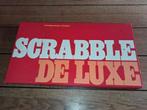 Scrabble de Luxe bordspel vintage met houten stenen, Ophalen of Verzenden