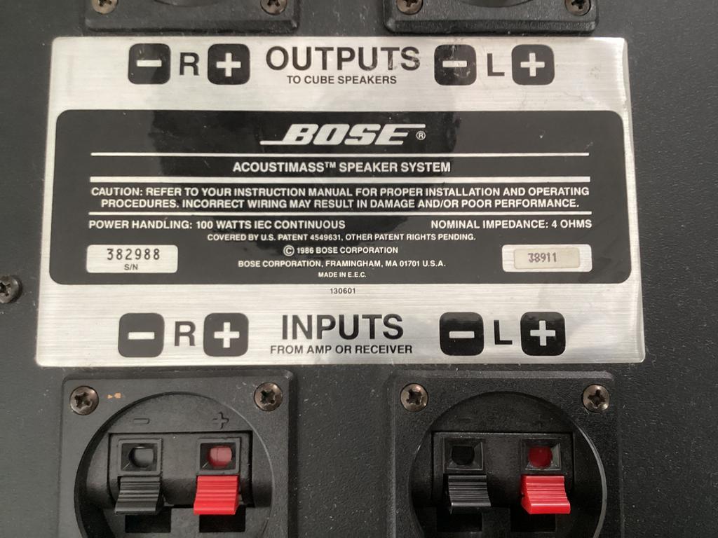 Bose Acoustimass, Ophalen, Gebruikt, Overige typen, 60 tot 120 watt