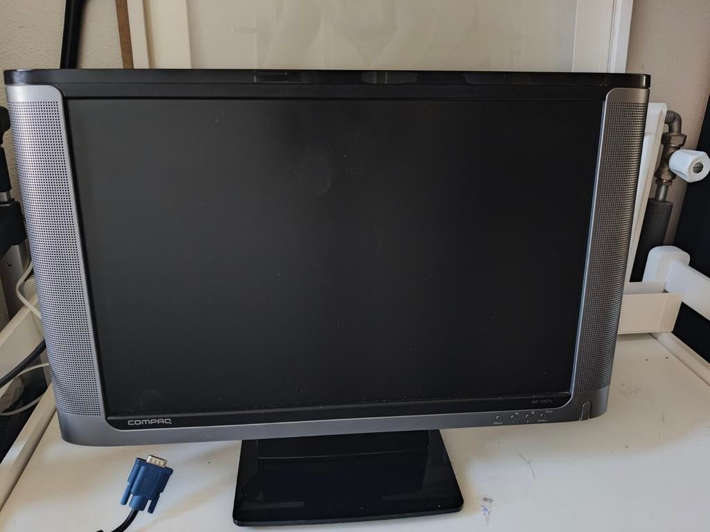 Compaq 19 inch VGA Monitor - Ideaal voor retro setups, Ophalen, Gebruikt, Ingebouwde speakers, Compaq