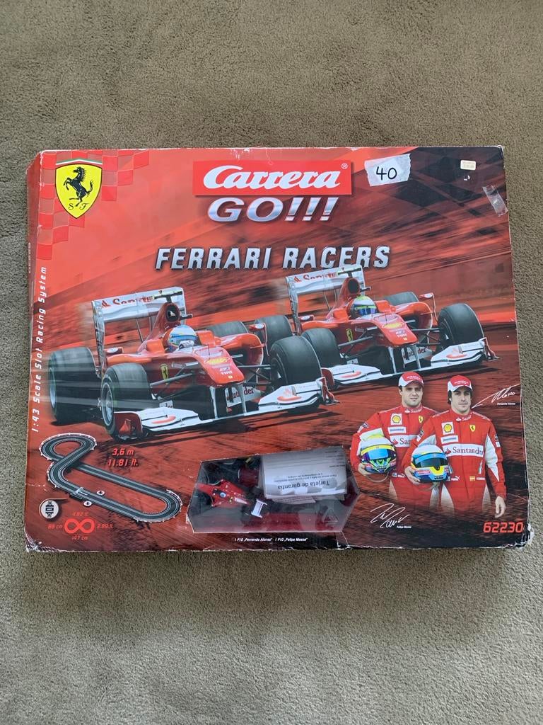 Carrera GO!!! Ferrari Racers Racebaan - Zo goed als nieuw, Racebaan, Carrera, Ophalen of Verzenden, Zo goed als nieuw
