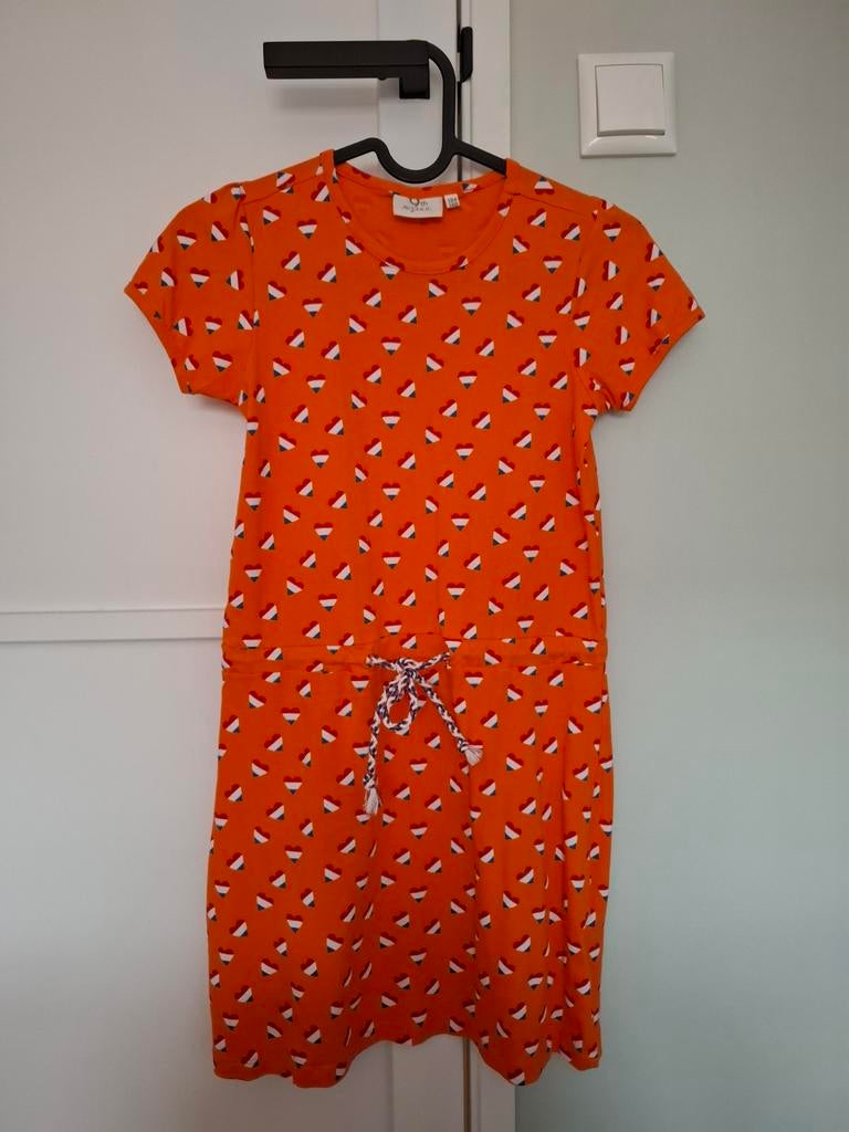 Oranje jurkje voor Koningsspelen / Koningsdag, Ophalen of Verzenden, Zo goed als nieuw, Meisje, Jurk of Rok