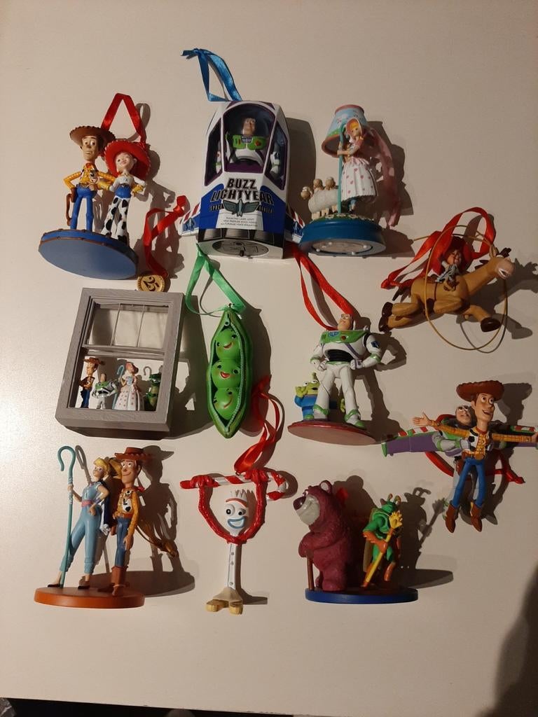 Disney sketchbook ornamenten toy story, Verzamelen, Disney, Ophalen, Overige figuren, Zo goed als nieuw, Beeldje of Figuurtje