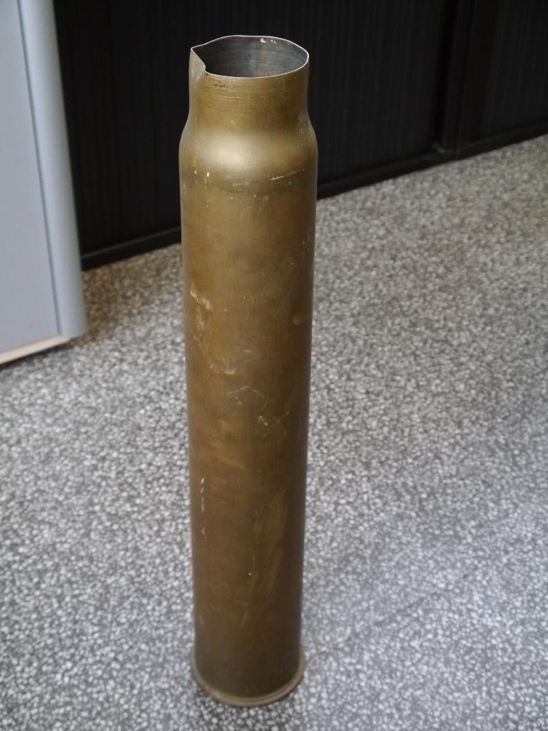 Britse huls 3 inch MK7 geschut 1944, Ophalen of Verzenden, Landmacht, Engeland, Hulzen of Bodemvondsten