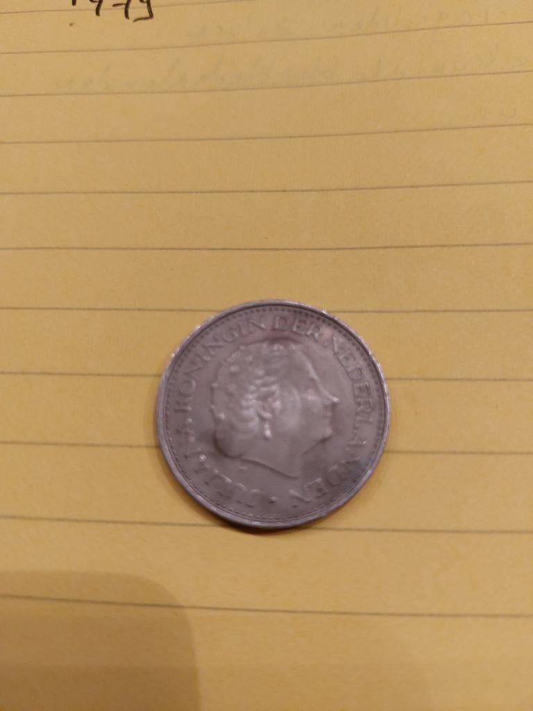 1 gulden 1971 Koningin Juliana, Postzegels en Munten, Munten | Nederland, Ophalen