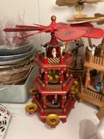 Authentieke houten kerst draaimolen uit het Ertsgebergte, Diversen, Kerst, Ophalen, Gebruikt
