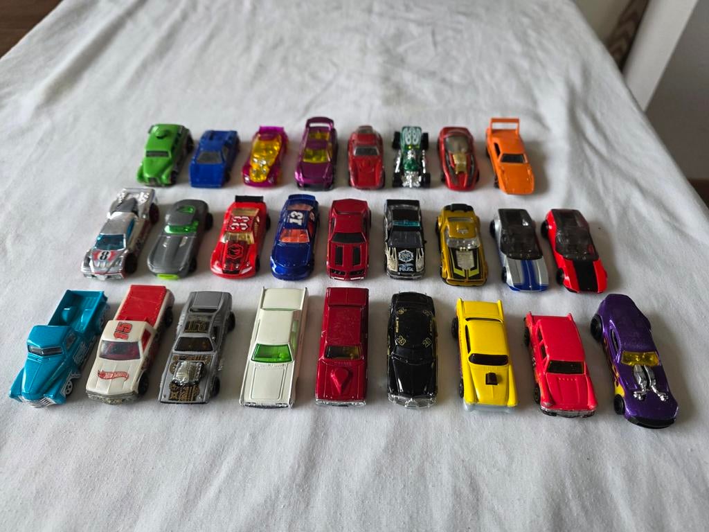 26 stuks Hotwheels Modelauto's, Ophalen of Verzenden, Zo goed als nieuw, Auto