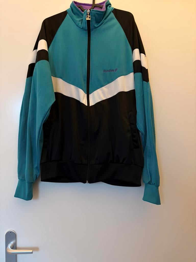 Vintage Rucanor Colorblock Vest – Paars/Blauw/Zwart, Ophalen of Verzenden, Zo goed als nieuw, Blauw