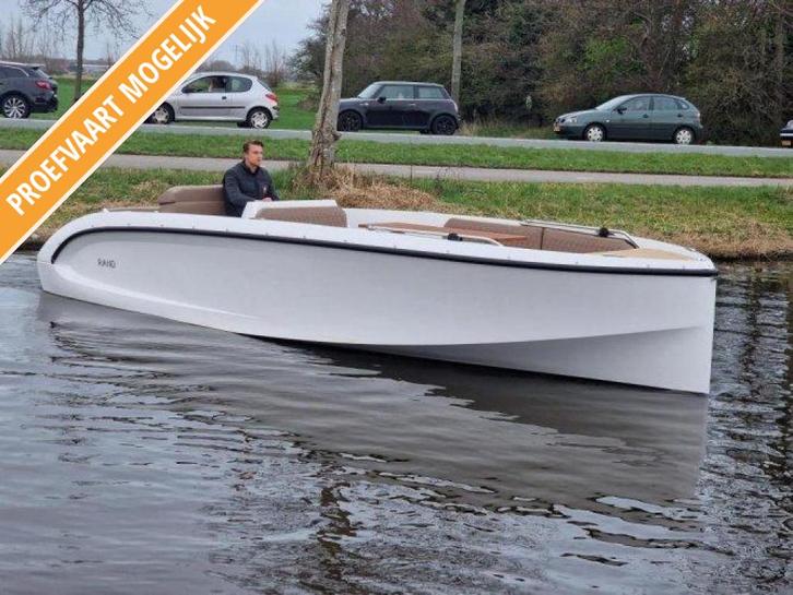 Rand Mana 23 met 50pk Honda met zeer weinig vaaruren, Watersport en Boten, Sloepen, Gebruikt, 50 tot 70 pk, 6 meter of meer, Buitenboordmotor