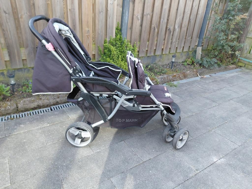 kinderwagen Duo, merk Topmark, Gebruikt, Duowagen, Combiwagen, Ophalen