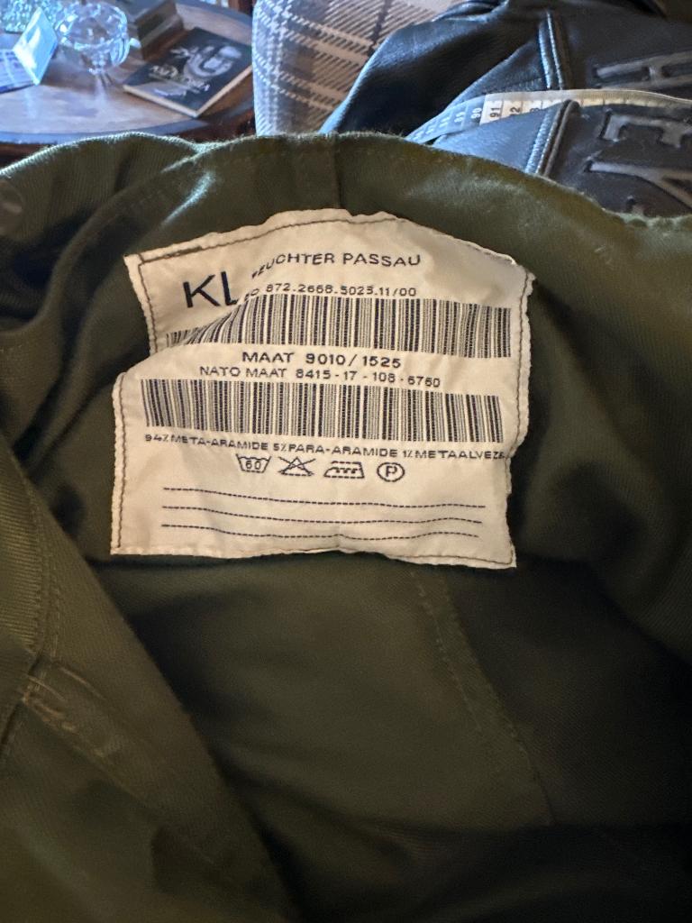 Tank overall NL leger, Ophalen of Verzenden, Landmacht, Nederland, Kleding of Schoenen