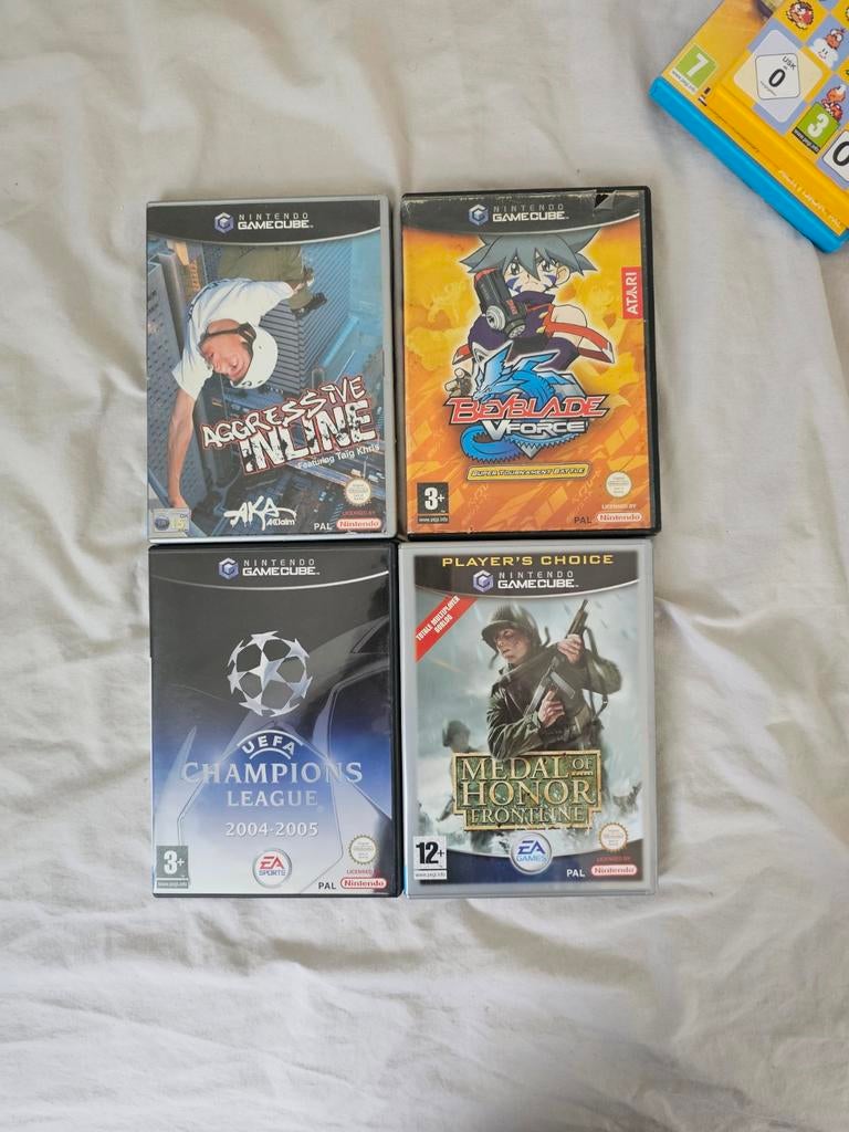 4 Nintendo GameCube Spellen, Ophalen, Overige genres, Zo goed als nieuw, Gekoppelde computers