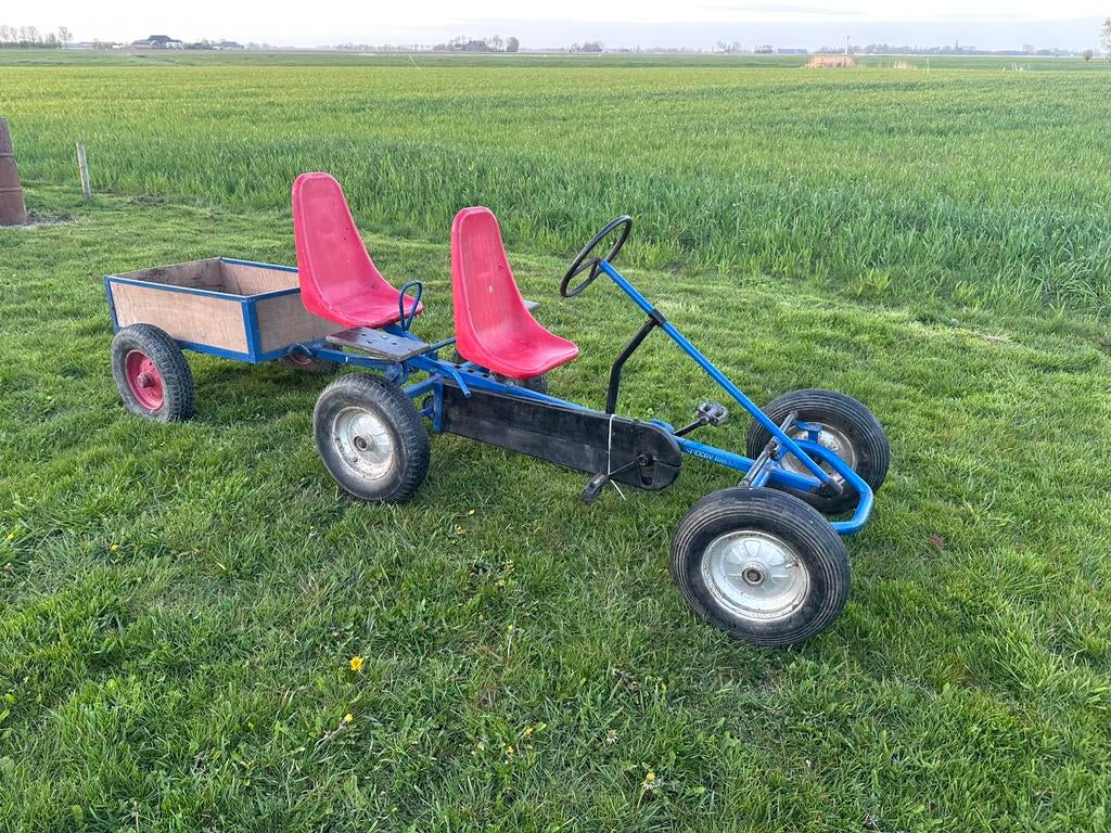 Skelter met duo-zit en kar, Ophalen, Gebruikt, Berg, Duozit