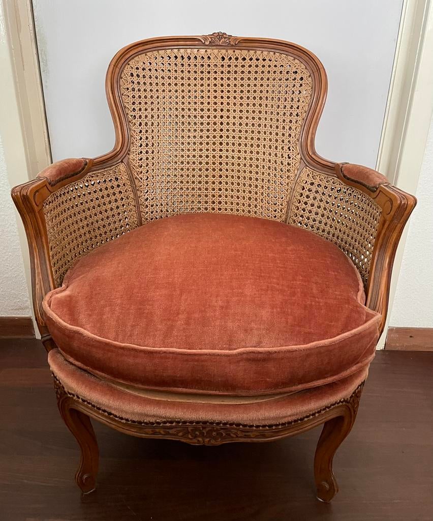 Antieke Louis XV fauteuil, Ophalen
