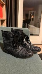 Gabor enkellaarsjes met rits maat 40,5, Ophalen, Blauw, Lage of Enkellaarzen, Gedragen