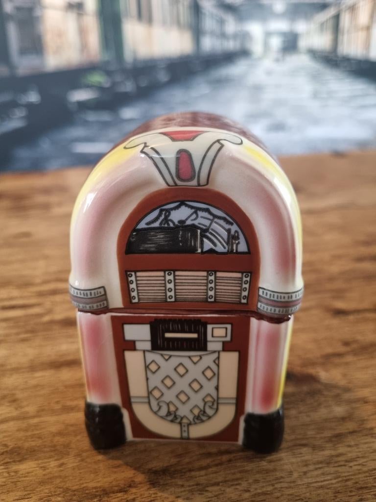 Jukebox Zout- en Peperstel - Vintage Stijl, Verzamelen, Automaten | Jukeboxen, Ophalen of Verzenden, Zo goed als nieuw, 1970 tot heden
