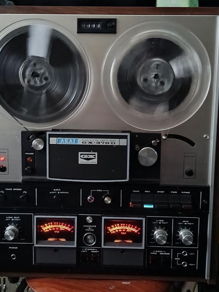 Akai gx370d lees eerst, Ophalen, Bandrecorder