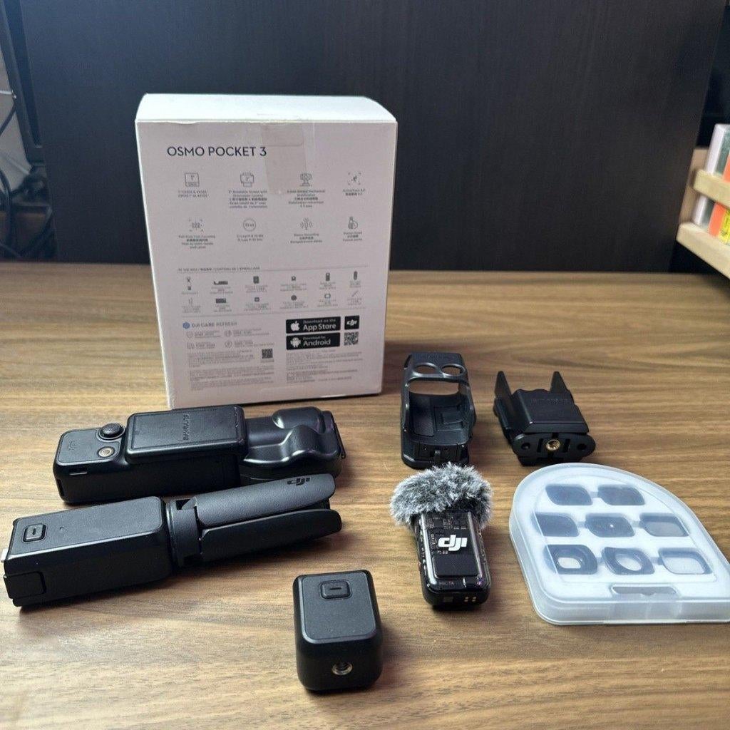 DJI Osmo Pocket 3 Creator Combo&extra accessoires,mounts, Ophalen of Verzenden, Zo goed als nieuw, Overige merken