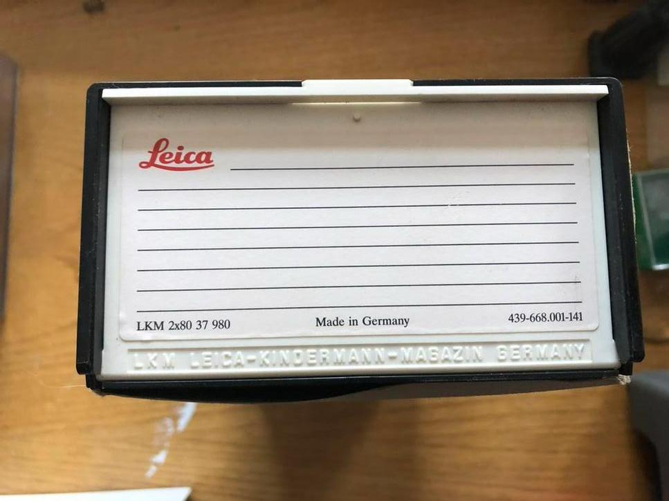 Leica LKM 2x 80 diamagazijnen nieuw, Audio, Tv en Foto, Diaprojectors, Ophalen of Verzenden, Nieuw