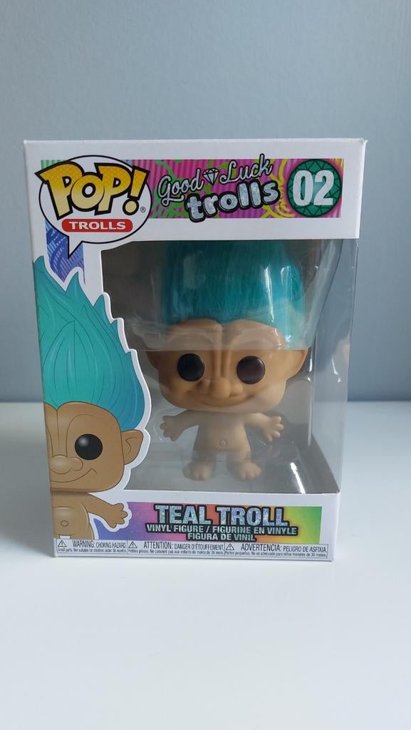 Funko Pop! Good Luck Trolls Teal Troll #02, Ophalen of Verzenden, Nieuw