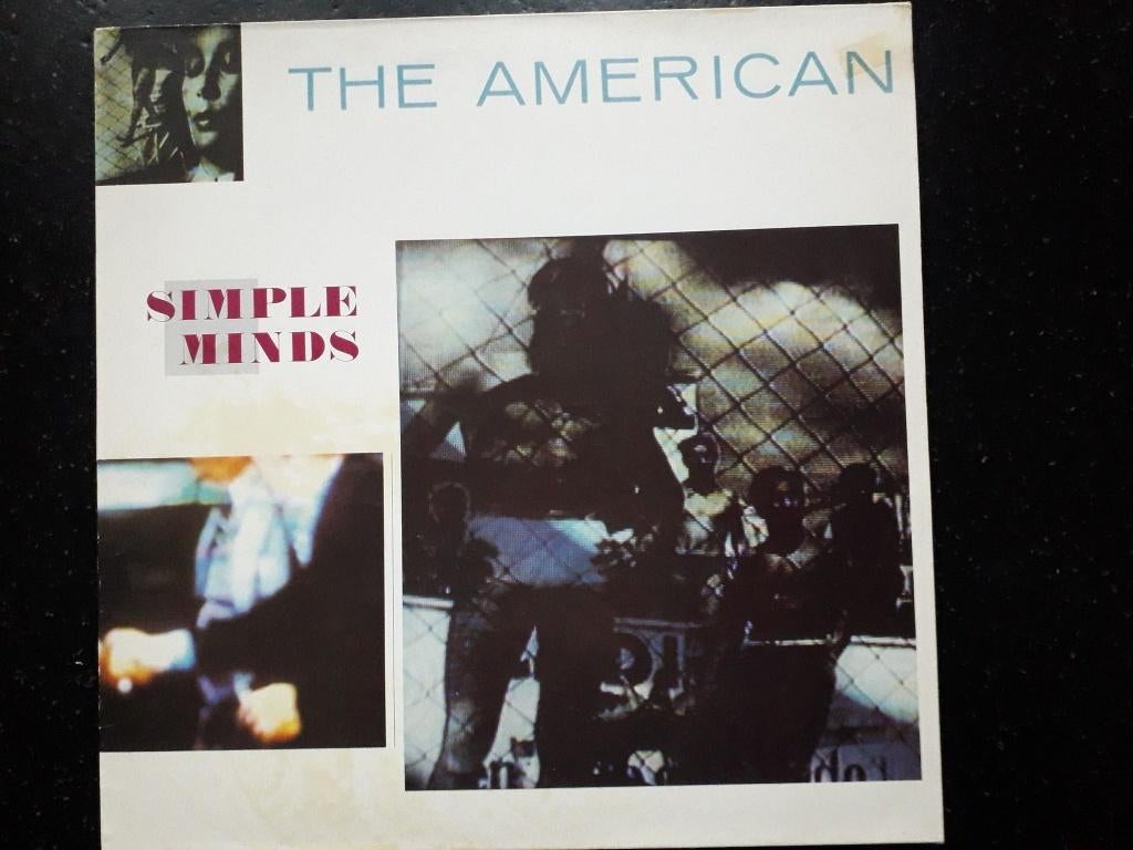 SIMPLE MINDS - THE AMERICAN / LEAGUE OF NATIONS - 12", Ophalen of Verzenden, Zo goed als nieuw, Overige formaten
