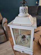 Wind lantaarn, Huis en Inrichting, Woonaccessoires | Kandelaars en Kaarsen, Ophalen, Zo goed als nieuw, Hout