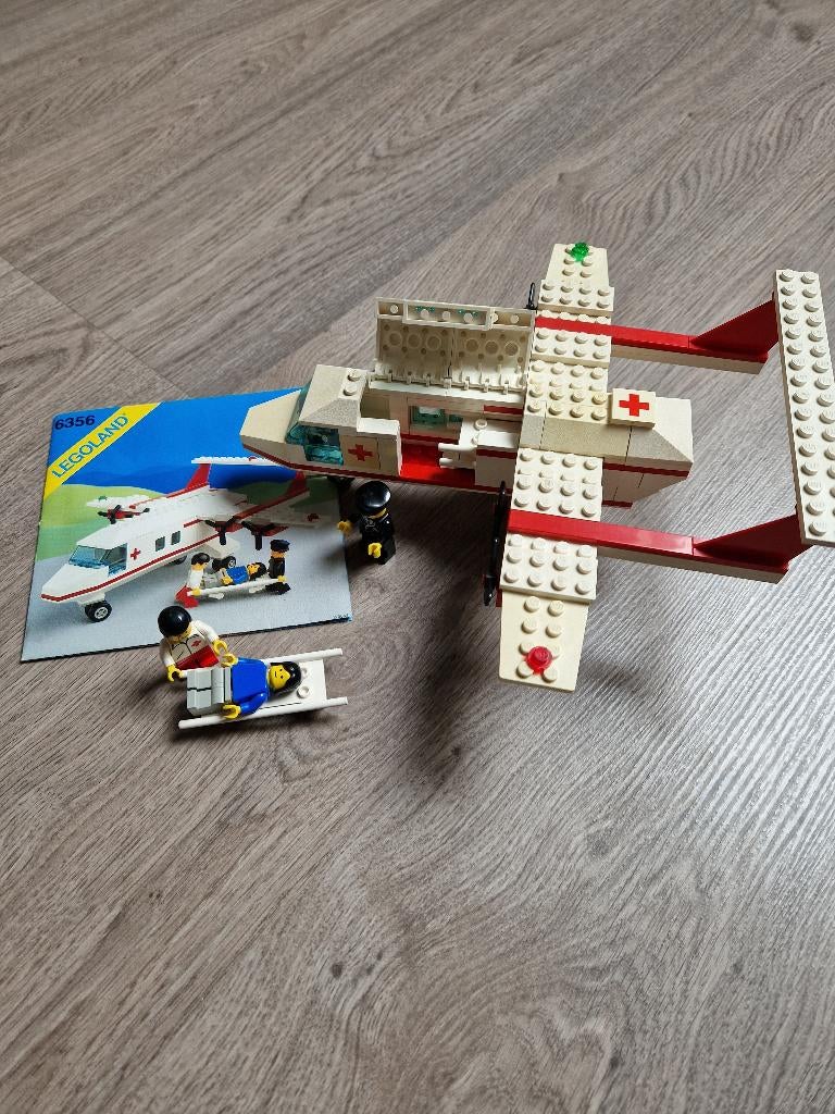 lego, 6356 Med star rescue plane, Ophalen, Gebruikt, Lego