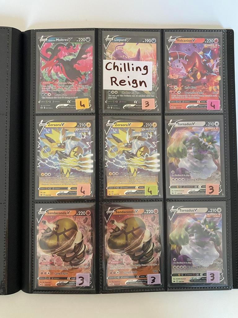 Chilling Reign V kaarten, Ophalen of Verzenden, Zo goed als nieuw, Meerdere kaarten